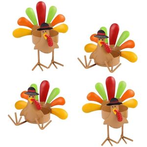 Sodial 3x(Wrought Iron Metal Colored Turkey Tea Light Candle Holder Candle Holder1327 Sodial 3x(Wrought Iron Metal Colored Turkey Tea Light Candle Holder Candle Holder1327