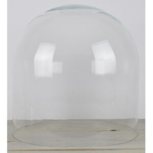 Emh Mouth Blown Large Clear Glass Dome Display 40 X 40 Cm Emh Mouth Blown Large Clear Glass Dome Display 40 X 40 Cm