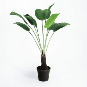 Blooming Artificial - 120cm / 4ft Faux Licuala Palm - Indoor Use - Pack Of 1 Blooming Artificial - 120cm / 4ft Faux Licuala Palm - Indoor Use - Pack Of 1