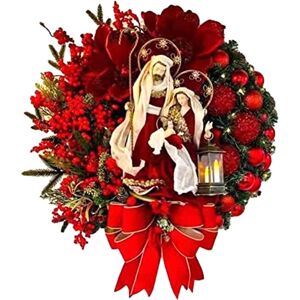 Sodial 3x(Christmas Wreath, Bow Wreath , Seasonal Ornament Christma Decoration For8838 Sodial 3x(Christmas Wreath, Bow Wreath , Seasonal Ornament Christma Decoration For8838