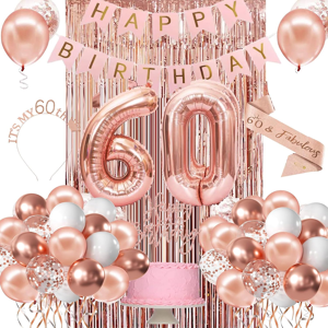 Does Not Apply 60th Birthday Decorations Women, Rose Gold 60 Birthday Party Decorations For Wom Does Not Apply 60th Birthday Decorations Women, Rose Gold 60 Birthday Party Decorations For Wom