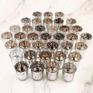 Btgllas Clear Glass Tea Light Holders - Votive Candle Holders Bulk For Weddings Events Btgllas Clear Glass Tea Light Holders - Votive Candle Holders Bulk For Weddings Events