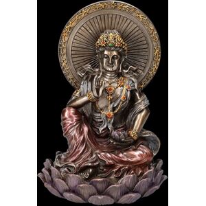 Figuren Shop Gmbh Buddha Figure - Guanyin On Lotus Religious Decorative Fantasy 17cm Figuren Shop Gmbh Buddha Figure - Guanyin On Lotus Religious Decorative Fantasy 17cm