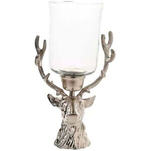 Widdop Candleholder Hurricane Glass Metal 3d Stag Shaped Candle Holder Tealight Pillar Widdop Candleholder Hurricane Glass Metal 3d Stag Shaped Candle Holder Tealight Pillar