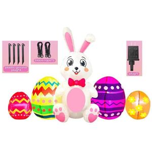 Wib Easter Inflatable Bunny Rabbit Eggs Set Garden Yard Party Supplies Decoration Wib Easter Inflatable Bunny Rabbit Eggs Set Garden Yard Party Supplies Decoration