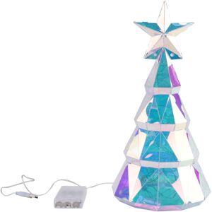 Sodial 4x(Christmas Light Ornament Usb Powered Xmas Tree Figurine With Star4922 Sodial 4x(Christmas Light Ornament Usb Powered Xmas Tree Figurine With Star4922