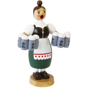 Richard Glässer Seiffen German Incense Smoker Helga Oktoberfest, Height 18 Cm / 7 Inch, O.. Rg 02608 New Richard Glässer Seiffen German Incense Smoker Helga Oktoberfest, Height 18 Cm / 7 Inch, O.. Rg 02608 New