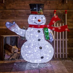 Noma Collapsible Snowman White Led Light Display Figure Frosty Sparkle Christmas Noma Collapsible Snowman White Led Light Display Figure Frosty Sparkle Christmas