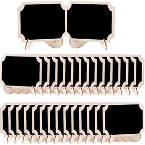 Sodial 3x(30pcs Chalkboard Sign Food Labels For Party Buffet, Wooden Small Chalk2489 Sodial 3x(30pcs Chalkboard Sign Food Labels For Party Buffet, Wooden Small Chalk2489