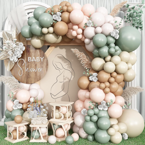 Does Not Apply Dusty Green Neutral Balloon Garland Arch Kit, Sage Green Nude Cream Sand White L Does Not Apply Dusty Green Neutral Balloon Garland Arch Kit, Sage Green Nude Cream Sand White L