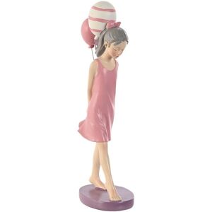Decorative Figure Home Esprit Pink Light Mauve Chica 7 X 11 X 27 Cm Decorative Figure Home Esprit Pink Light Mauve Chica 7 X 11 X 27 Cm