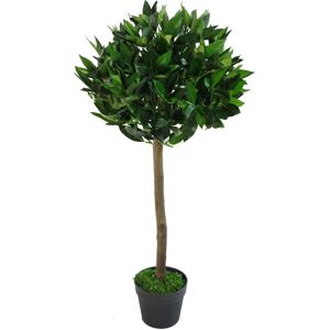 Deluxe Luxury Artificial Bay Leaf Laurel Tree Topiary Ball - 90cm (3ft) Tall Deluxe Luxury Artificial Bay Leaf Laurel Tree Topiary Ball - 90cm (3ft) Tall
