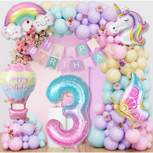Does Not Apply Unicorn Balloons 3th Birthday Decorations For Girls Boys, Unicorn Party Decorati Does Not Apply Unicorn Balloons 3th Birthday Decorations For Girls Boys, Unicorn Party Decorati