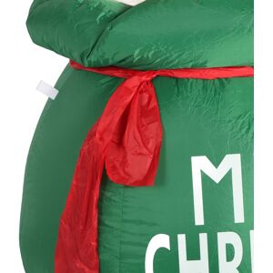 1.5m Christmas Inflatable Lovely Bear In Gift Bag With Led Light Yard Decorat Uk 1.5m Christmas Inflatable Lovely Bear In Gift Bag With Led Light Yard Decorat Uk