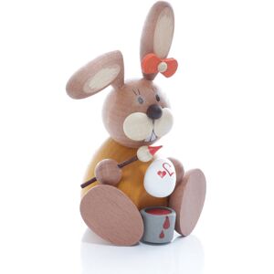 Kunsthandwerk Ullrich Sitting Easter Bunny Painting With Brush And Egg 6x11cm New Easter Figure Kunsthandwerk Ullrich Sitting Easter Bunny Painting With Brush And Egg 6x11cm New Easter Figure