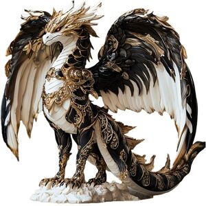 Sodial 5x(Acrylic Dragon Statue Ideal , Office Tabletop Decor H2e2)1253 Sodial 5x(Acrylic Dragon Statue Ideal , Office Tabletop Decor H2e2)1253