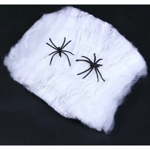 1-10 Bags Artificial Spider Web Halloween Decoration Scary Party Scene Props New 1-10 Bags Artificial Spider Web Halloween Decoration Scary Party Scene Props New