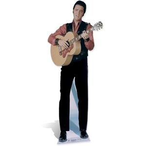 Elvis Presley The King With Guitar Cardboard Fun Cutout-181cm Tall-At Your Party Elvis Presley The King With Guitar Cardboard Fun Cutout-181cm Tall-At Your Party
