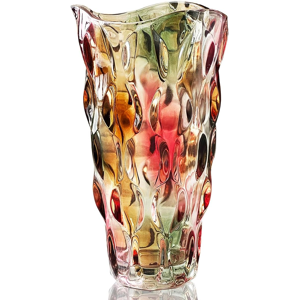 Tempfoo Glass Vase For Flowers Large Tall Crystal Coloured Flower Vases For Decorations Tempfoo Glass Vase For Flowers Large Tall Crystal Coloured Flower Vases For Decorations
