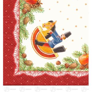 Großhandel Dregeno Napkins Reiterlein (20) W= X H=approx 33 Cmx33 Cm New Erzgebirge Paper Napkins Großhandel Dregeno Napkins Reiterlein (20) W= X H=approx 33 Cmx33 Cm New Erzgebirge Paper Napkins