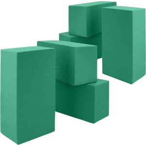 Silk Flower Warehouse 6 Wet Floral Foam Blocks For Fresh Flower Bouquet - Florists Foam Bricks For Ar Silk Flower Warehouse 6 Wet Floral Foam Blocks For Fresh Flower Bouquet - Florists Foam Bricks For Ar