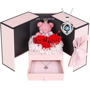 Addwel Romantic Roses Gifts For Her, Preserved Roses Forever Flowers With Sterl Addwel Romantic Roses Gifts For Her, Preserved Roses Forever Flowers With Sterl