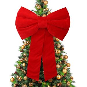 Taylor Giant Christmas Bow 80x120cm Velvet Ribbon Tree Door Wall Wreath Decoration Red Taylor Giant Christmas Bow 80x120cm Velvet Ribbon Tree Door Wall Wreath Decoration Red