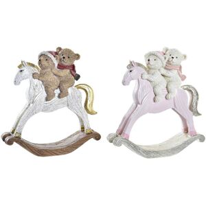 DKD Home Decor Resin Christmas Bauble - Set of 2 DKD Home Decor Resin Christmas Bauble - Set of 2