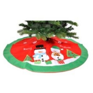 Festive Felt Snowman Tree Skirt 136cm P020354 Festive Felt Snowman Tree Skirt 136cm P020354