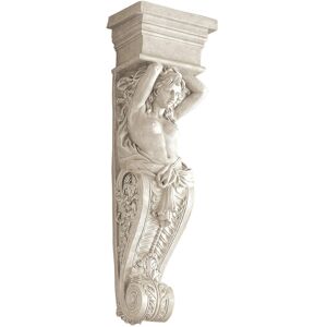 Design Toscano Ng30595 Caryatid Wall Sculpture,21.50 X 72.50 Cms, Antique Stone Design Toscano Ng30595 Caryatid Wall Sculpture,21.50 X 72.50 Cms, Antique Stone