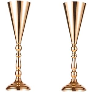 Sodial 2pcs Tabletop Flower Vase Wedding Centerpiece Decor Metal Flower Stand9359 Sodial 2pcs Tabletop Flower Vase Wedding Centerpiece Decor Metal Flower Stand9359