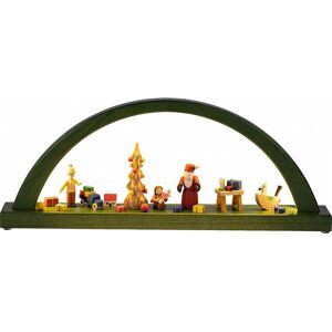 Richard Glässer Seiffen German Candle Arch Led Santa Giving Out Christmas Presents, Lengt.. Rg 01094 New Richard Glässer Seiffen German Candle Arch Led Santa Giving Out Christmas Presents, Lengt.. Rg 01094 New