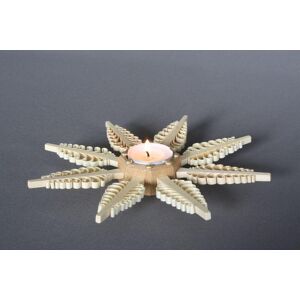 Falko Beyer Seiffen Spanbaumstecher Tea Light Holder Star Made Of Carved Strips Ø 21cm New Tealight Candle Holder Falko Beyer Seiffen Spanbaumstecher Tea Light Holder Star Made Of Carved Strips Ø 21cm New Tealight Candle Holder
