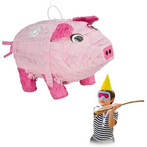 Relaxdays Set Of 2 Pinata Hanging Pinata Pig Pink Cool Animal Birthday Celebration Relaxdays Set Of 2 Pinata Hanging Pinata Pig Pink Cool Animal Birthday Celebration