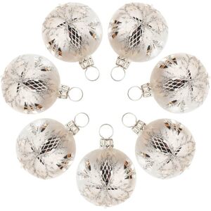 Großhandel Dregeno Thuringian Christmas Ornaments Ball Brown Waffle Silver 7er-Set Bxhxt 4x4x4cm Ne Großhandel Dregeno Thuringian Christmas Ornaments Ball Brown Waffle Silver 7er-Set Bxhxt 4x4x4cm Ne
