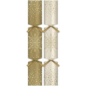 Yöl Catering Christmas Crackers Pack Of 50 Gold White Eco Friendly Party Gifts Yöl Catering Christmas Crackers Pack Of 50 Gold White Eco Friendly Party Gifts