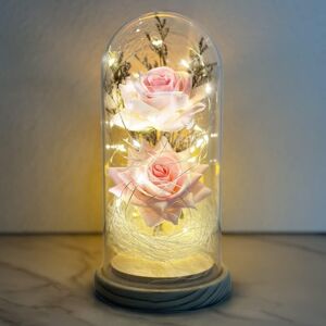 Uniqicon Eternal Rose Enchanted Sparkly Flower Artifical, Beauty And The Beast Infinity Uniqicon Eternal Rose Enchanted Sparkly Flower Artifical, Beauty And The Beast Infinity
