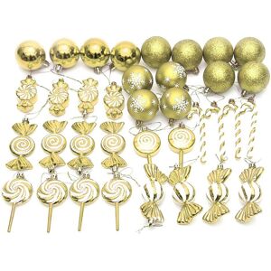 Sodial 4x(36pcs Christmas Christmas Tree Hanging Pendants Printed Shaped Pendant4421 Sodial 4x(36pcs Christmas Christmas Tree Hanging Pendants Printed Shaped Pendant4421