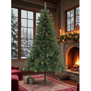 Madefor.Living 6ft Winter Fir Green Prelit Artificial Christmas Tree Led Multi Function Lights Madefor.Living 6ft Winter Fir Green Prelit Artificial Christmas Tree Led Multi Function Lights
