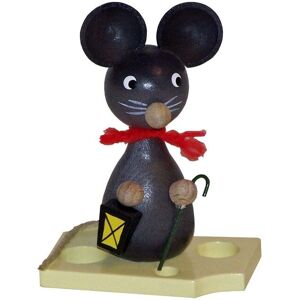 Fa. Volker Zenker Erzgebirgische Volkskunst Year-Round Decoration Mouse On Cheese With Lantern And Rod Height 7cm New Figure Fa. Volker Zenker Erzgebirgische Volkskunst Year-Round Decoration Mouse On Cheese With Lantern And Rod Height 7cm New Figure
