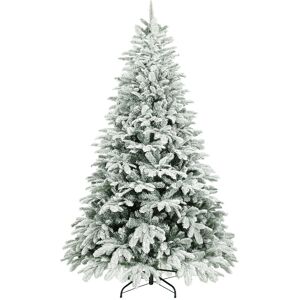 Homcom 7 Ft Artificial Christmas Tree With 1867 Branches, Hinged Xmas Tree Homcom 7 Ft Artificial Christmas Tree With 1867 Branches, Hinged Xmas Tree
