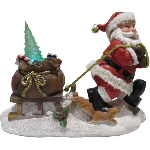 Securefix Direct Light Up Santa Sledge Christmas Figurine (Xmas Festive Led Ornament Decoration) Securefix Direct Light Up Santa Sledge Christmas Figurine (Xmas Festive Led Ornament Decoration)