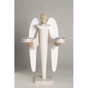 Kwo Kunstgewerbe-Werkstätten Olbernhau Gmbh Angel White 40 Cm New Figure Wooden Ore Mountains Christmas Modern Kwo Kunstgewerbe-Werkstätten Olbernhau Gmbh Angel White 40 Cm New Figure Wooden Ore Mountains Christmas Modern