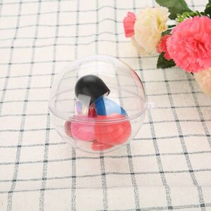 (10cm)20pcs Fillable Clear Plastic Ball Wedding Christmas Decoration Ornaments (10cm)20pcs Fillable Clear Plastic Ball Wedding Christmas Decoration Ornaments