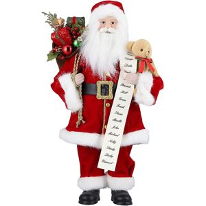 Uten Christmas Santa Claus Standing Figure With Gift Bag And Bear 18 Inch Santa Uten Christmas Santa Claus Standing Figure With Gift Bag And Bear 18 Inch Santa
