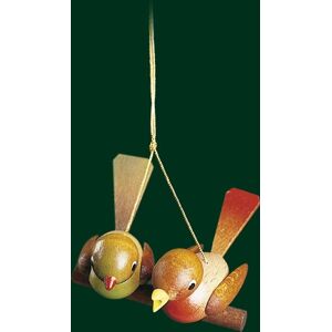 Erzgebirgische Volkskunst Richard Glässer Gmbh Christmas Tree Ornament Bird Couple Tree Ornaments Tree Trunk Seiffen 13329 Erzgebirgische Volkskunst Richard Glässer Gmbh Christmas Tree Ornament Bird Couple Tree Ornaments Tree Trunk Seiffen 13329