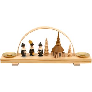 Erzgebirgische Volkskunst Drechslerei Schalling Candle Arch Carolers And Church Colorful Wxhxd 27x10x5.5cm New Light Arch Window Erzgebirgische Volkskunst Drechslerei Schalling Candle Arch Carolers And Church Colorful Wxhxd 27x10x5.5cm New Light Arch Window
