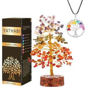 Yathabi Chakra Tree - Tree Of Life Decor - Crystal Tree - Stones And Crystals - Bonsai Yathabi Chakra Tree - Tree Of Life Decor - Crystal Tree - Stones And Crystals - Bonsai
