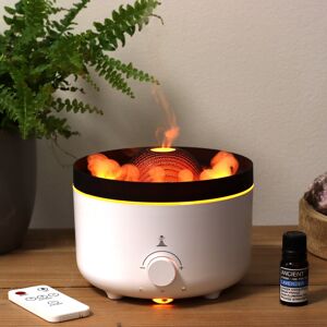 Ancient Wisdom Volcano Flame Effect Led Aroma Diffuser 560ml - Misting Smoke Humidifier Ancient Wisdom Volcano Flame Effect Led Aroma Diffuser 560ml - Misting Smoke Humidifier
