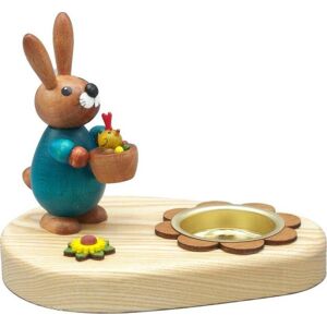 Holz- Und Drechslerwaren Dieter Legler Tealight Holder Rabbit Blue With Chicks Height 10 M New Candle Tea Light Stand Holz- Und Drechslerwaren Dieter Legler Tealight Holder Rabbit Blue With Chicks Height 10 M New Candle Tea Light Stand